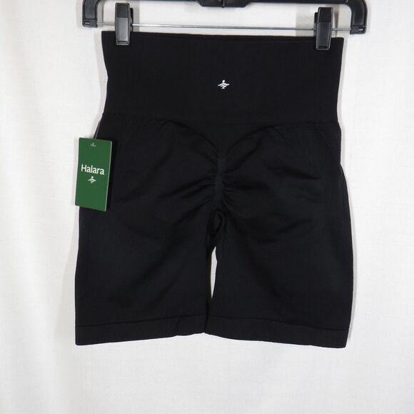Halara Seamless Flow High Waist Tummy Control Butt Lifting Yoga Bike Shorts Sz M - Picture 10 of 11